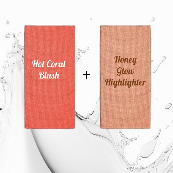 Hot Coral Shimmer Bundle 2 Chromafusion Blush - - Picture 8 of 12